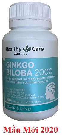 Viên uống bổ não Ginkgo Biloba 2000 - lựa chọn cho não luôn khỏe mạnh
